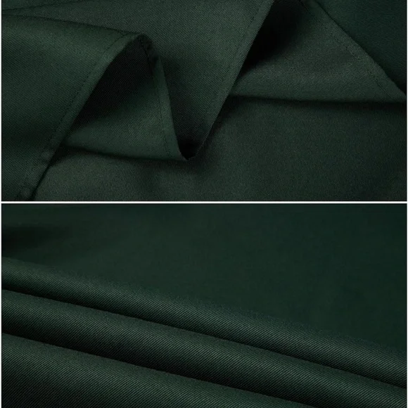 Unisex Dark Green Hooded Cloak - Picture 7 of 11